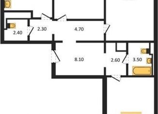 Продам 3-ком. квартиру, 91.4 м2, Воронеж, улица Загоровского, 13к2