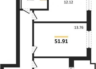 Продаю 2-комнатную квартиру, 51.9 м2, поселок Васильково