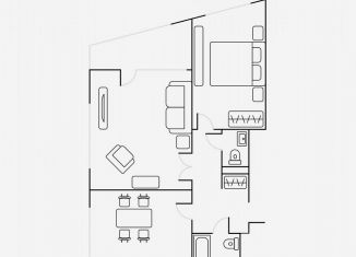 2-комнатная квартира в аренду, 65 м2, Москва, Автозаводская улица, 23Бк2