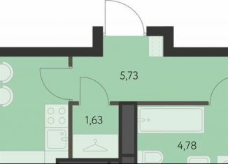 Продаю 1-ком. квартиру, 41.8 м2, Екатеринбург, метро Чкаловская