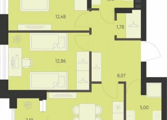 Продается 2-ком. квартира, 59.2 м2, Екатеринбург, метро Чкаловская