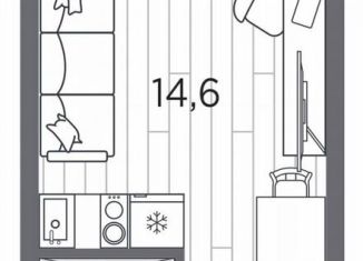 Квартира на продажу студия, 20.8 м2, Санкт-Петербург, проспект Стачек, 62Б
