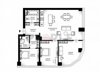 Продается четырехкомнатная квартира, 101 м2, Москва, Багратионовский проезд, 5