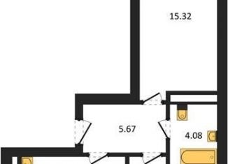 Продажа двухкомнатной квартиры, 56.6 м2, Калининград, Московский район