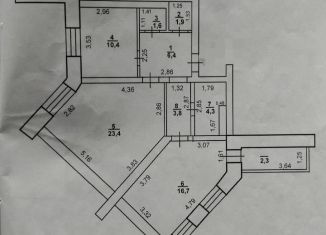 Продам двухкомнатную квартиру, 68.5 м2, Оренбург, улица Джангильдина, 3, ЖК Уютный