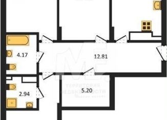 Продаю 3-ком. квартиру, 85.6 м2, Калининградская область, улица Старшины Дадаева, 55