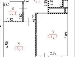 Продажа 1-ком. квартиры, 39.9 м2, Люберцы, Хлебозаводской проезд, 1А, ЖК Карамельный