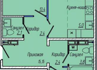 Продажа 2-комнатной квартиры, 67.5 м2, Кемерово, Притомский проспект, 30Б, Центральный район