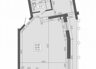 Продажа 1-ком. квартиры, 63.9 м2, Владивосток, улица Мыс Кунгасный, 3Б