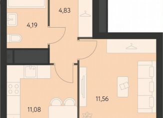 Однокомнатная квартира на продажу, 33 м2, Екатеринбург, метро Чкаловская