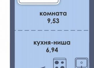 Квартира на продажу студия, 27.2 м2, Пермь