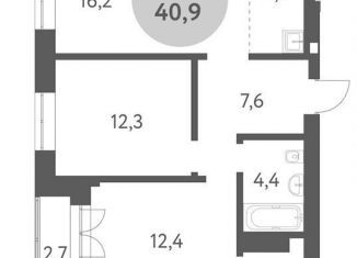 3-ком. квартира на продажу, 66.3 м2, Новосибирск