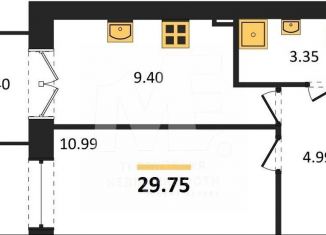 Продаю 1-комнатную квартиру, 29.8 м2, Пионерский, Комсомольская улица, 19