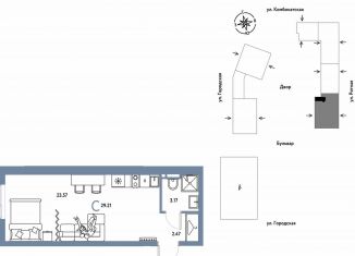 Продам 1-комнатную квартиру, 29.2 м2, Екатеринбург, Ленинский район