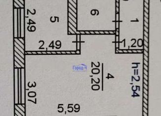 Продам двухкомнатную квартиру, 45.6 м2, Чувашия, проспект Мира, 23Б