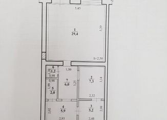 Продам офис, 57 м2, Чита, 5-й микрорайон, 33