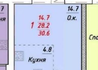 Продаю однокомнатную квартиру, 28.2 м2, Алтайский край, улица Титова, 8