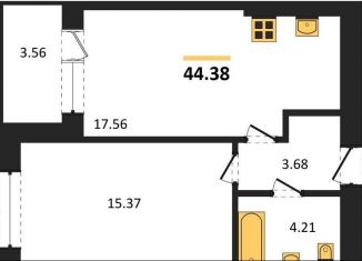 Продаю однокомнатную квартиру, 44.4 м2, Пионерский