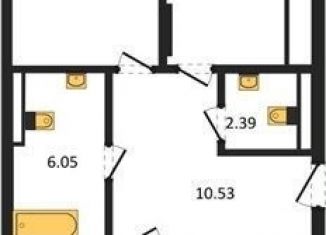 Продам 2-ком. квартиру, 70.3 м2, поселок Малое Исаково