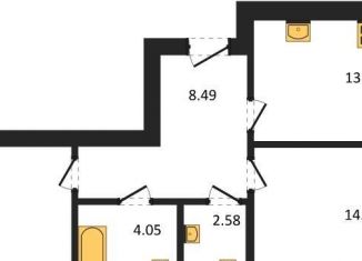 Продажа 2-ком. квартиры, 61.3 м2, Калининград, Ленинградский район, улица Александра Невского, 194А