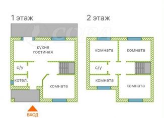 Продается коттедж, 133 м2, Тюмень, Югорская улица, 25