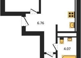 Продаю двухкомнатную квартиру, 55.8 м2, Калининград, улица Героя России Катериничева, 9к2