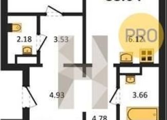 Продается 3-ком. квартира, 88 м2, Новосибирская область, 3-й микрорайон, 12А