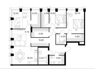 4-ком. квартира на продажу, 120.1 м2, Москва, метро Водный стадион