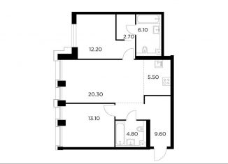 Продаю 3-комнатную квартиру, 74.2 м2, Москва