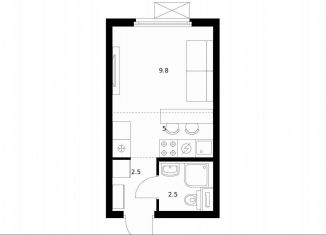 Продается квартира студия, 19.8 м2, Мытищи