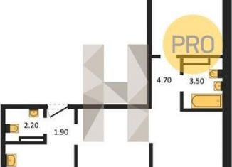 Продам трехкомнатную квартиру, 82.5 м2, Новосибирск, Игарская улица, 8