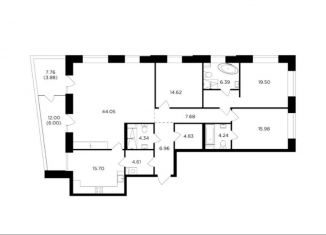 4-комнатная квартира на продажу, 158.8 м2, Москва, ЮАО, улица Эдуарда Стрельцова, 2к1