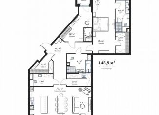 Продаю 3-комнатную квартиру, 145.5 м2, Москва, Большой Кисельный переулок, 11, метро Тургеневская