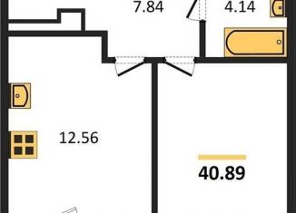 Продам 1-комнатную квартиру, 40.9 м2, Калининград, Ленинградский район, улица Куйбышева, 84