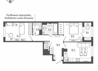 Продажа 2-ком. квартиры, 64.8 м2, Санкт-Петербург, Измайловский бульвар, 9, Адмиралтейский район