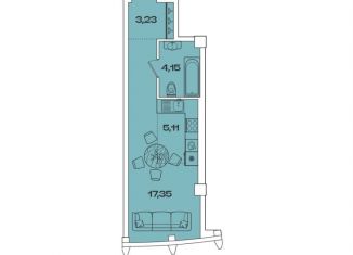 Продажа квартиры свободная планировка, 29.2 м2, Иркутск