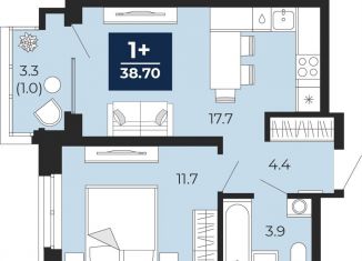 Продается однокомнатная квартира, 37.7 м2, Тюмень, Ленинский округ