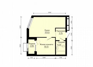 Продается 1-комнатная квартира, 39.5 м2, Москва, метро Баррикадная, Зоологическая улица, 2