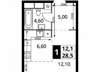 Продается квартира студия, 28.3 м2, Химки