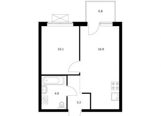 Продается 1-комнатная квартира, 35.6 м2, Владивосток