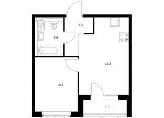 Продается 1-ком. квартира, 33.3 м2, Ярославль, ЖК Волга Парк