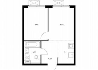 Продается однокомнатная квартира, 32.5 м2, Ленинградская область, жилой комплекс Янинский Лес, 6