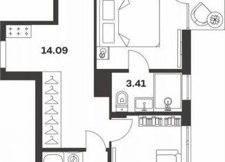 Продаю 2-комнатную квартиру, 71.6 м2, Тула