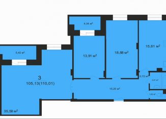 3-ком. квартира на продажу, 110 м2, Владимир, Славная улица, 4