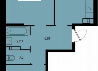 Продажа 2-комнатной квартиры, 57.1 м2, Краснодар, микрорайон Достояние