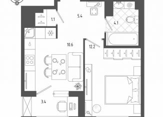 Продается однокомнатная квартира, 52.5 м2, Санкт-Петербург, Измайловский бульвар, 11, Адмиралтейский район