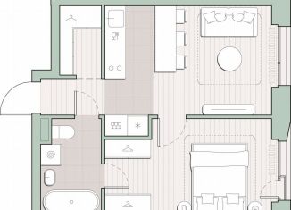 Продается 1-комнатная квартира, 38.4 м2, Москва, метро Мичуринский проспект