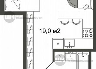 Продается квартира студия, 24.7 м2, Санкт-Петербург, Челябинская улица, 37, муниципальный округ Ржевка