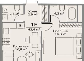 Продажа 1-ком. квартиры, 42.4 м2, Москва, метро Мичуринский проспект, улица Лобачевского, 124к3А