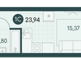 Продажа квартиры студии, 23.9 м2, Курган